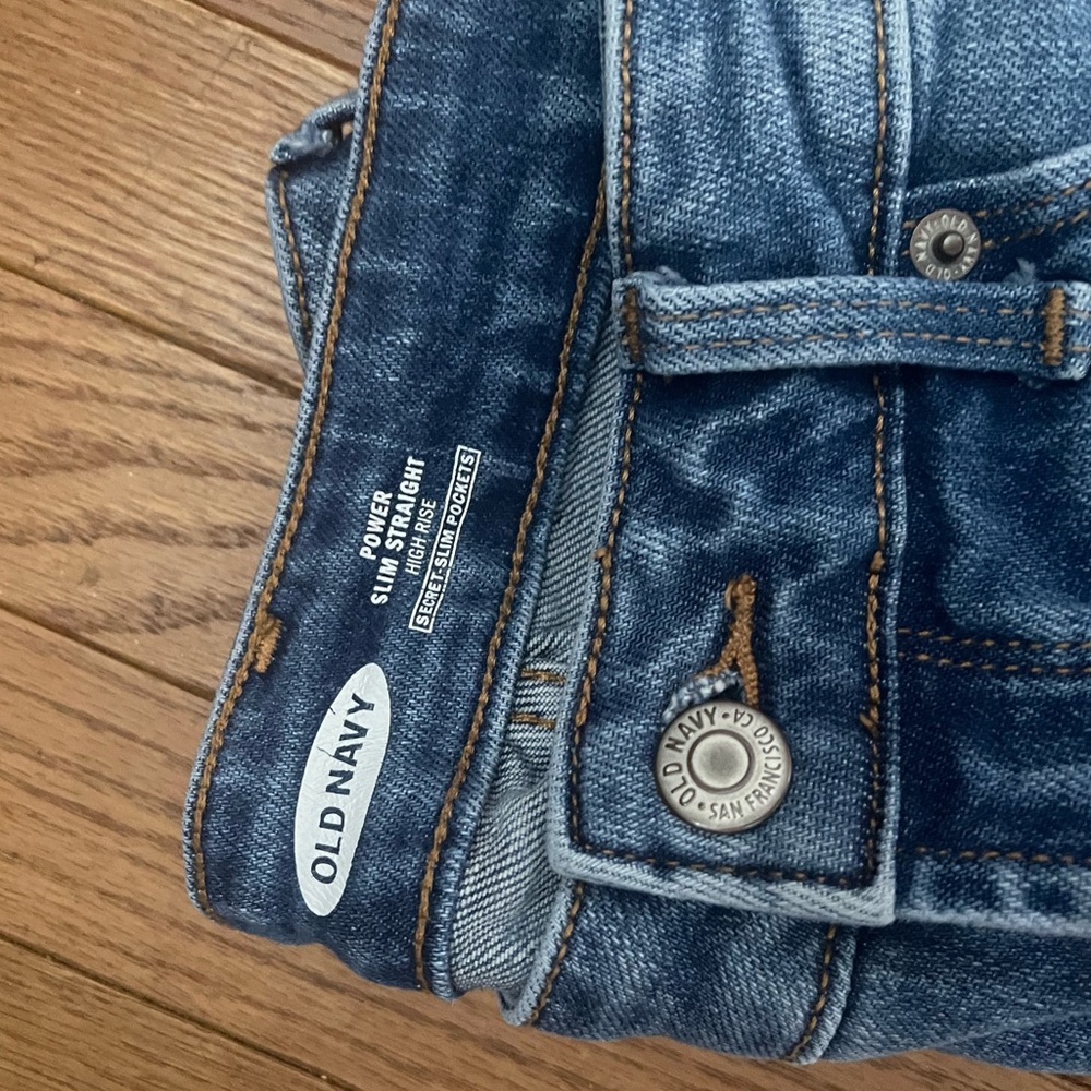 Old Navy Power Slim Straight High Rise